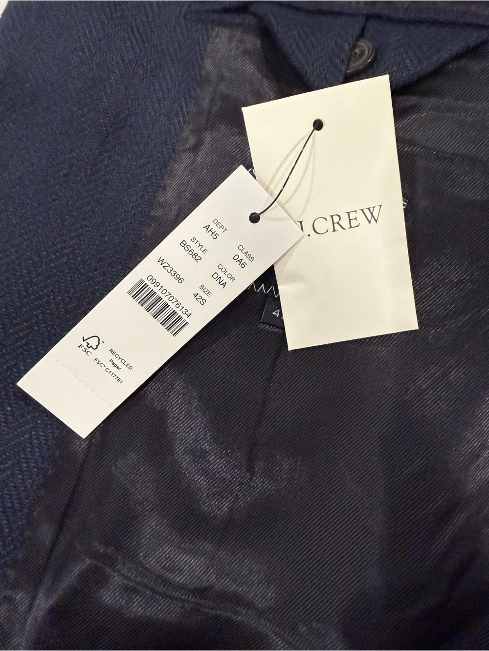 J.Crew Ludlow Slim fit blazer in Linen Twill Herringbone